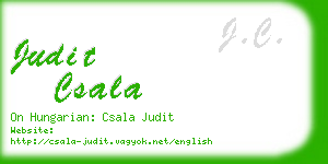 judit csala business card